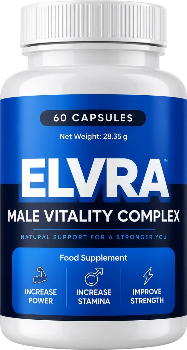 ELVRA Male Vitality Complex Capsules, flacone da 60 capsule